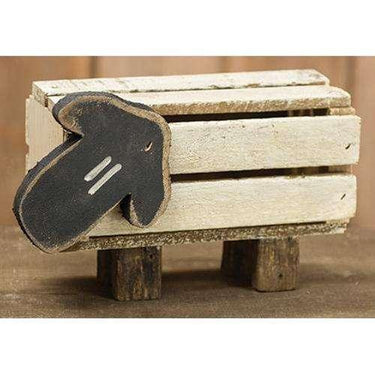 Horizonal Lath Sheep Crate - The Fox Decor